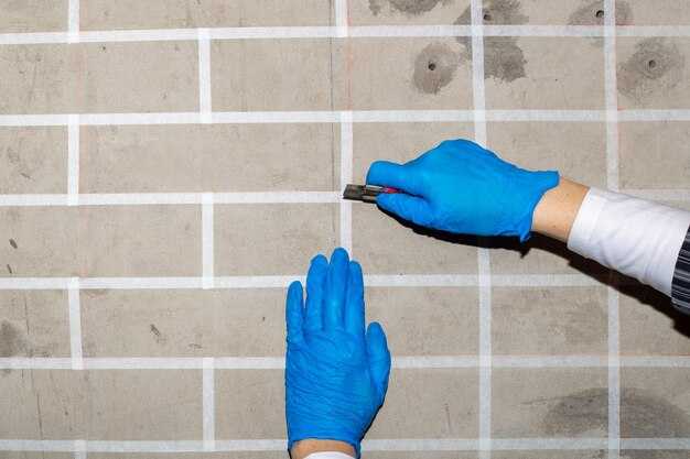 Подготовка швов перед заделкой