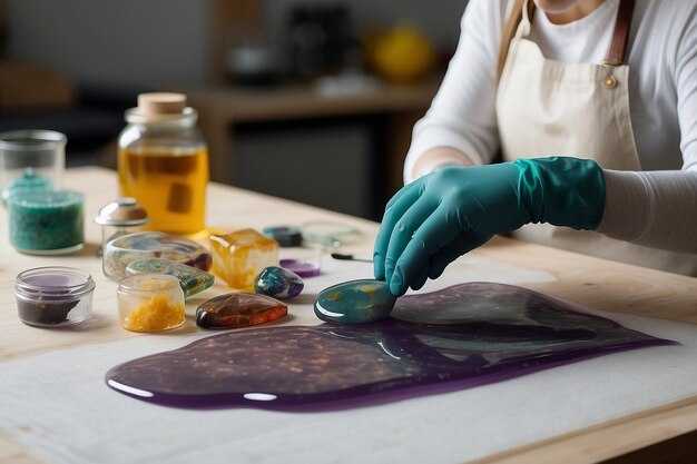 Определение застывшей смолы