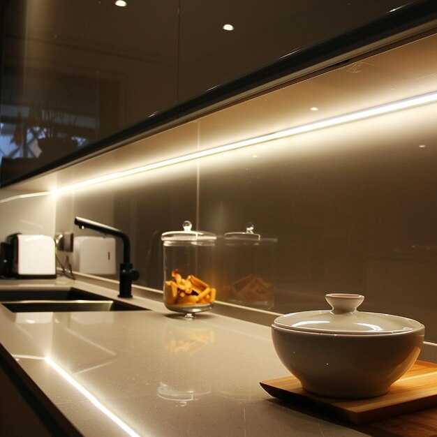 Типы светодиодных лент для кухни
